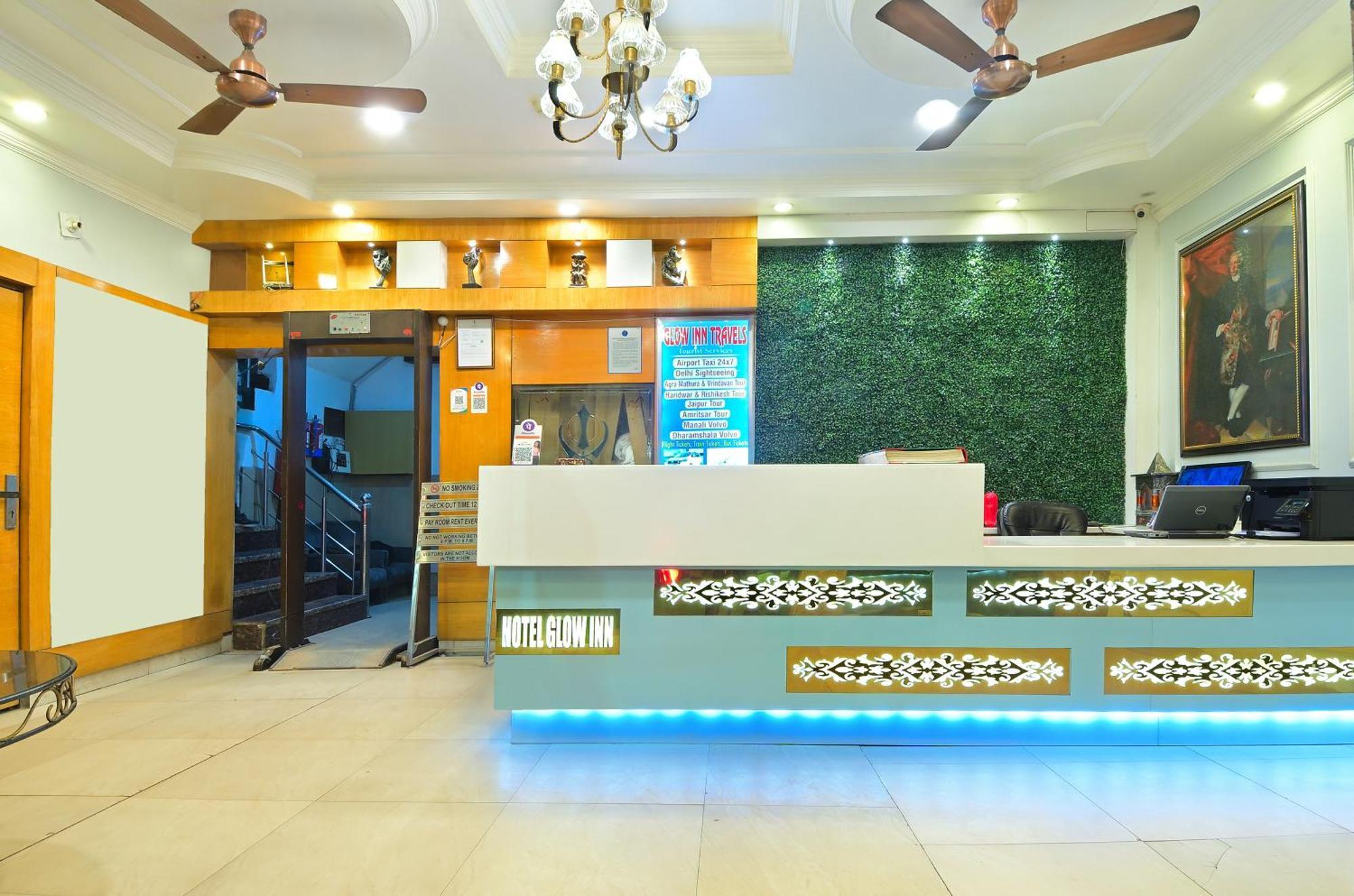 Hotel Glow Inn Paharganj-3 Mins Walk From New Delhi Railway Station Екстер'єр фото